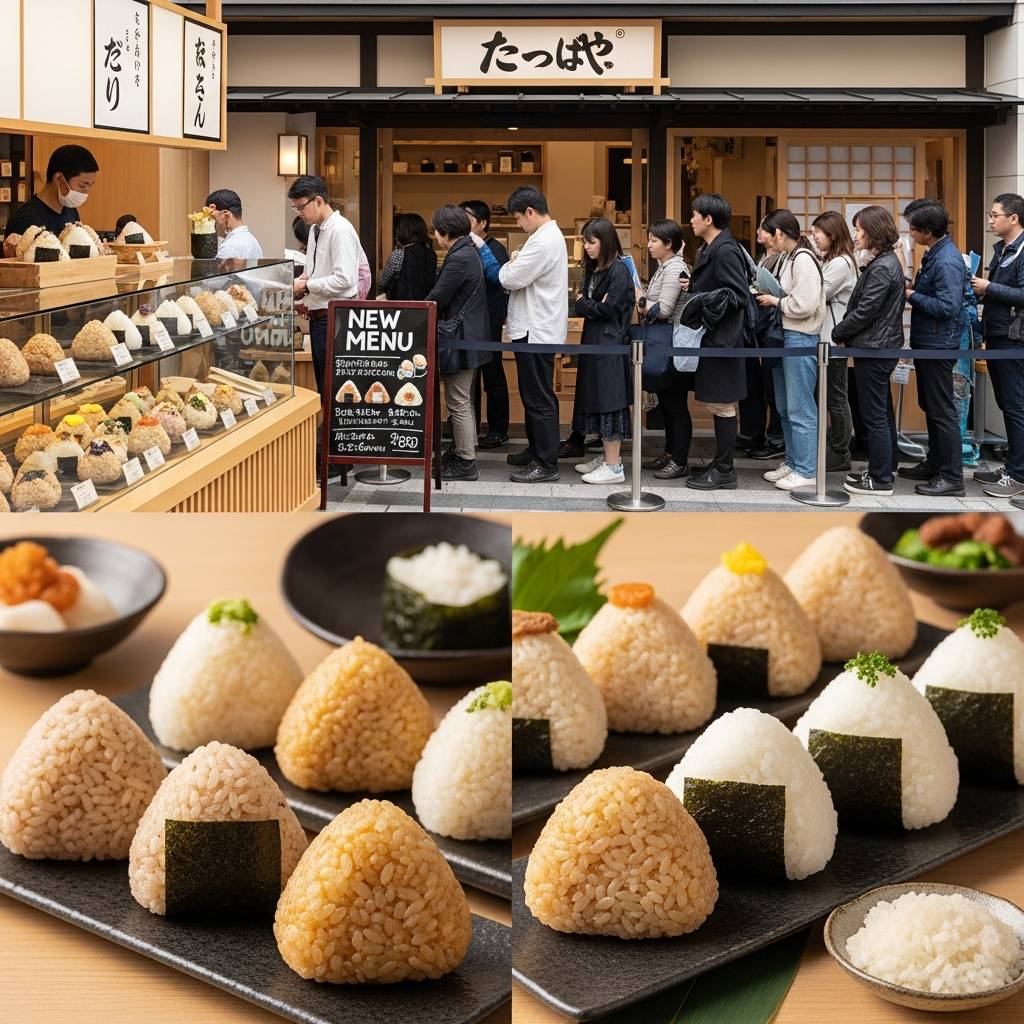 こだわりのお米を使った新メニューで客足が3倍に！おむすび店の成功事例